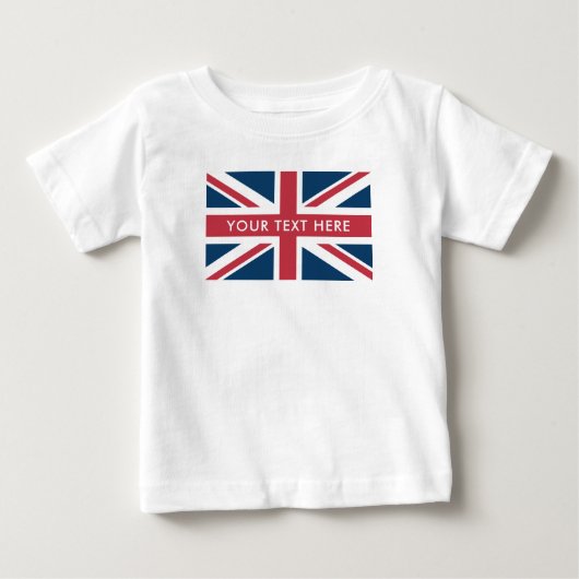 ユニオンジャック イギリス国旗 ベビーTシャツ (正面)