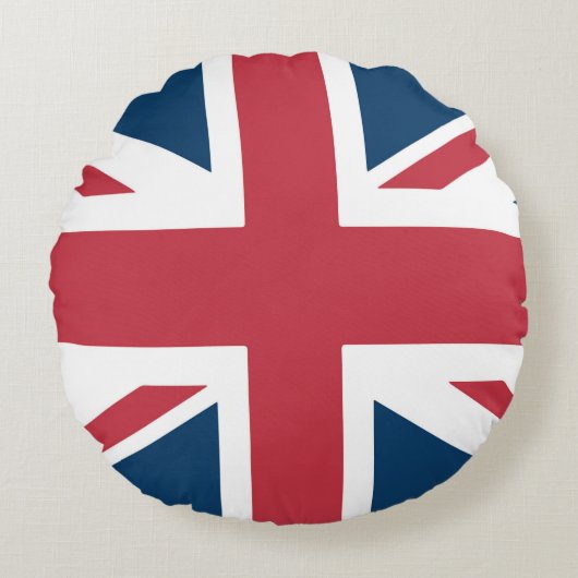 ユニオンジャック イギリス国旗 ラウンドクッション (正面)