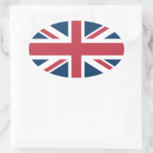 ユニオンジャック イギリス国旗 楕円形シール (バッグ)