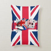 ユニオンジャック・イングリッシュ・ブルドッグ アクセントクッション (裏面(縦))