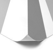 ユニオンジャック/フラッグモノクロ ポスター (角)