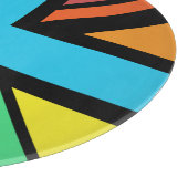 ユニオンジャック/フラッグ数々のカラー+ブラックデザイン カッティングボード (角)