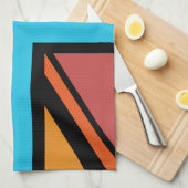 ユニオンジャック/フラッグ数々のカラー+ブラックデザイン キッチンタオル (四つ折り)