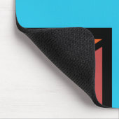 ユニオンジャック/フラッグ数々のカラー+ブラックデザイン マウスパッド (コーナー)