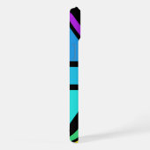 ユニオンジャック/フラッグ数々のカラー+ブラックデザイン iPhoneケース (右側面)