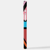 ユニオンジャック/フラッグ数々のカラー+ブラックデザイン iPhoneケース (左側面)