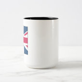 ユニオンジャック ミディアムサイズ ツートン 15oz マグ (中央)
