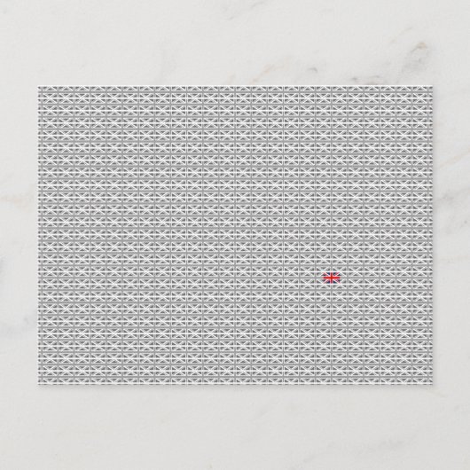 ユニオンジャック – 統一された王国 ポストカード (正面)