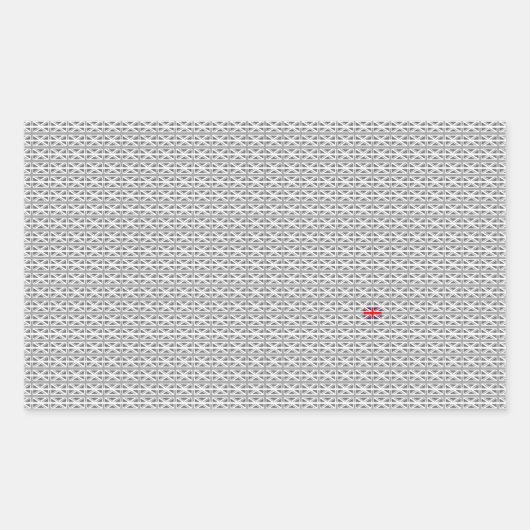 ユニオンジャック – 統一された王国 長方形シール (正面)