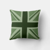 ユニオンジャック/緑の旗 クッション (裏面)