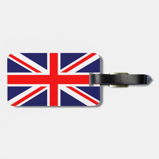 ユニオンジャック - 英国旗 ラゲッジタグ (裏面横)