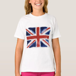 ユニオンジャックTシャツ 女の子用 Tシャツ