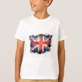 ユニオンジャックTシャツ 男の子 Tシャツ (正面)