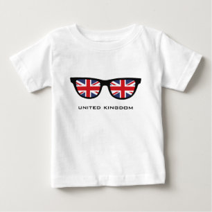 ユニオンジャックUKシェードカスタムシャツ&ジャケット ベビーTシャツ