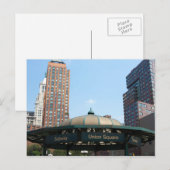 ユニオンスクウェア地下鉄NYC ポストカード (正面/裏面)