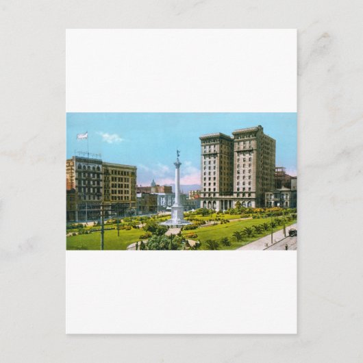 ユニオンスクエアアンドセントフランシスホテル ポストカード (正面)