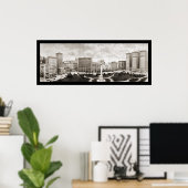 ユニオンスクエアサンフランシスコCA写真1910 ポスター (ホームオフィス)