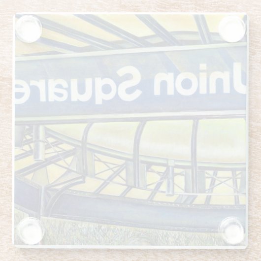 ユニオンスクエアズパーラー ガラスコースター (裏面)