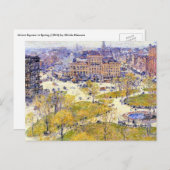 ユニオンスクエア春バイフレデリックチルドハッサム ポストカード (正面/裏面)