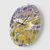 ユニオンスクエア春バイフレデリックチルドハッサム ラージ壁時計 (傾斜)