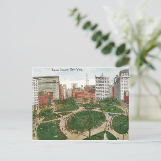 ユニオンスクエア, ニューヨーク ポストカード (スタンド正面)