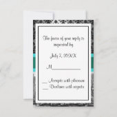 ユニオンスクエアNYCブラックダマスク212 RSVP 1 (裏面)