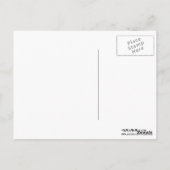 ユニオンスクエアNYC上からB&W、フィッシュアイビュー ポストカード (裏面)