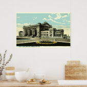 ユニオンステーションカンザスシティー1914ヴィンテージポスター ポスター (キッチン)