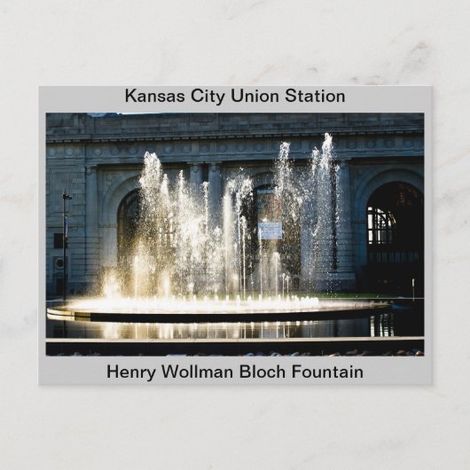 ユニオンステーションファウンテン ポストカード (正面)