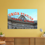 ユニオンステーション – ダウンタウンデンバー キャンバスプリント (インサイチュ (リビング))