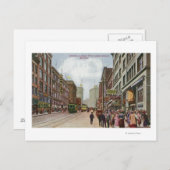 ユニオンストリートから見るセカンドアベニュー ポストカード (正面/裏面)