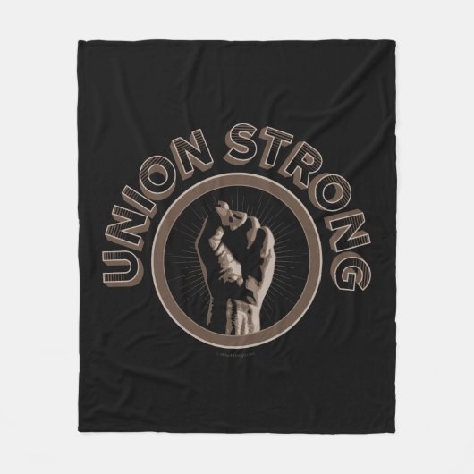 ユニオンストロング フリースブランケット (正面)