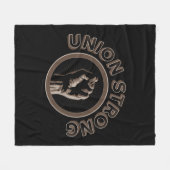 ユニオンストロング フリースブランケット (正面(横))