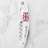 ユニオンパーソナライズされたジャック付きバーパブ旗 ソムリエナイフ (正面)