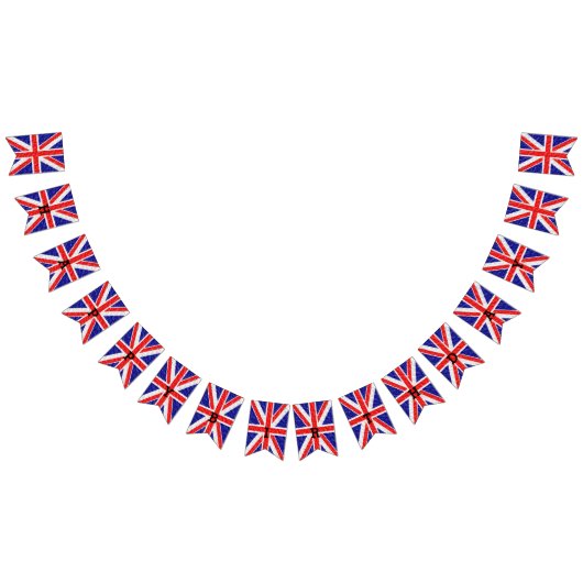 ユニオンパーソナライズされたジャック国旗のデザイン バンティングフラッグ (全)