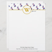 ユニオンパーソナライズされたジャックUKマップレターヘッド レターヘッド (正面/裏面)