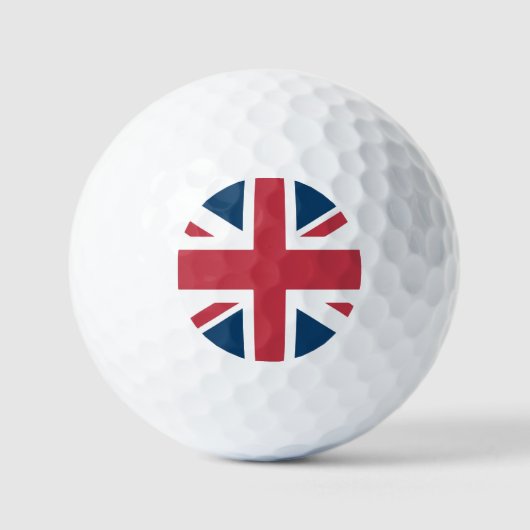 ユニオンフラッグ イギリス国旗 ゴルフボール (正面)