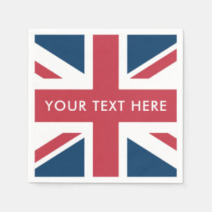 ユニオンフラッグ イギリス国旗 スタンダードカクテルナプキン