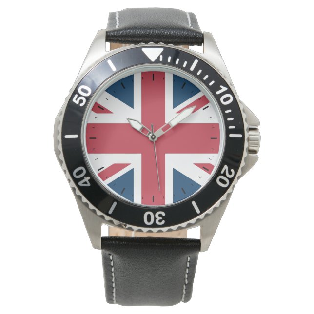 ユニオンフラッグ イギリス国旗 腕時計 (正面)