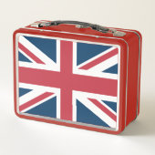 ユニオンフラッグ イギリス国旗 赤 メタルランチボックス (裏面)