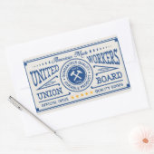 ユニオンメイドの選択 長方形シール (封筒)