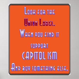 ユニオンラベルを探す ポスター