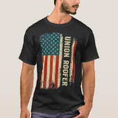 ユニオンルーファーアメリカ国旗 Tシャツ (正面)