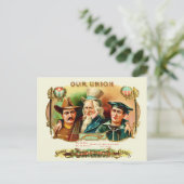 ユニオンヴィンテージシガーボックスラベル ポストカード (スタンド正面)