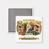 ユニオンヴィンテージシガーボックスラベル マグネット (正面/裏面)