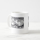 ユニオン中央太平洋ヴィンテージ鉄道ロゴマググ コーヒーマグカップ (正面左)