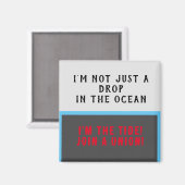 ユニオン会員磁石 マグネット (正面/裏面)