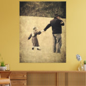 ユニオン兵士と娘 キャンバスプリント (インサイチュ (リビング))