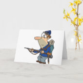 ユニオン兵士の挨拶状 カード (黄色い花)