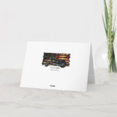 ユニオン国旗、星とストライプ、オートバイ カード (裏面)